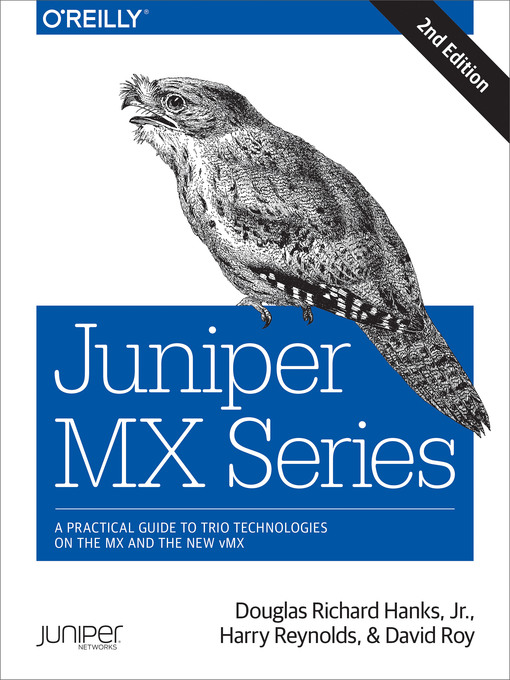 Title details for Juniper MX Series by Douglas Richard Hanks Jr. - Available
